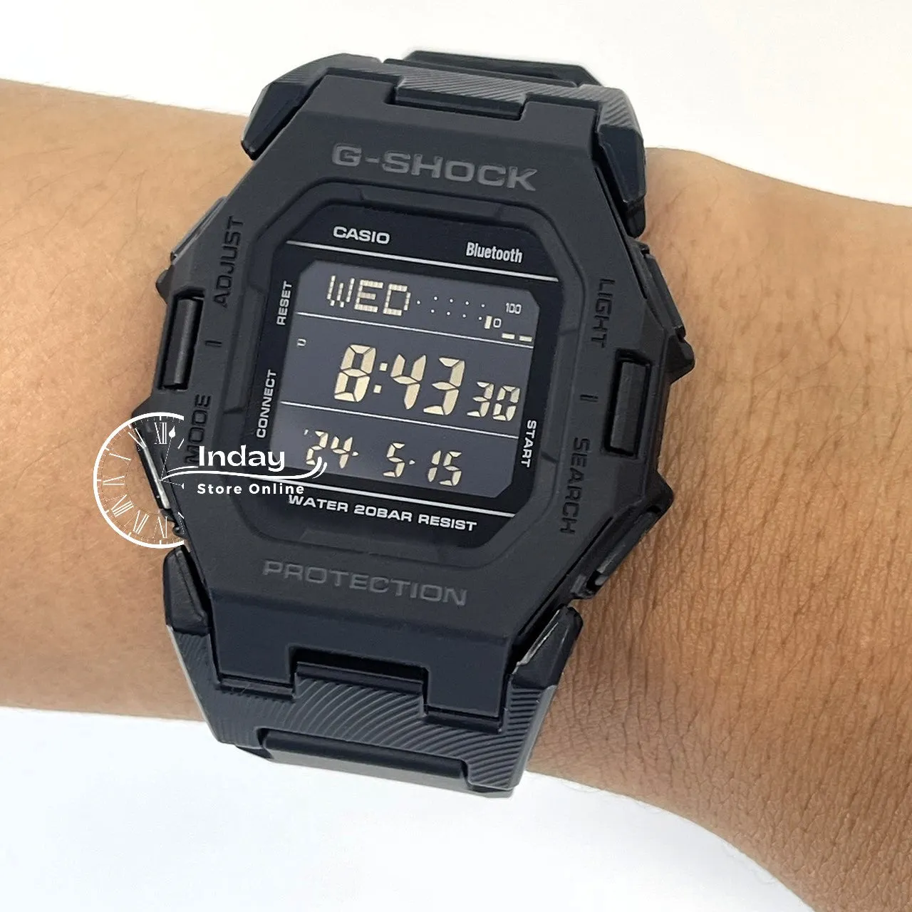 Casio G-Shock Men's Watch GD-B500-1 Resin Band Mineral Glass Shock Resistant Mobile link Bluetooth