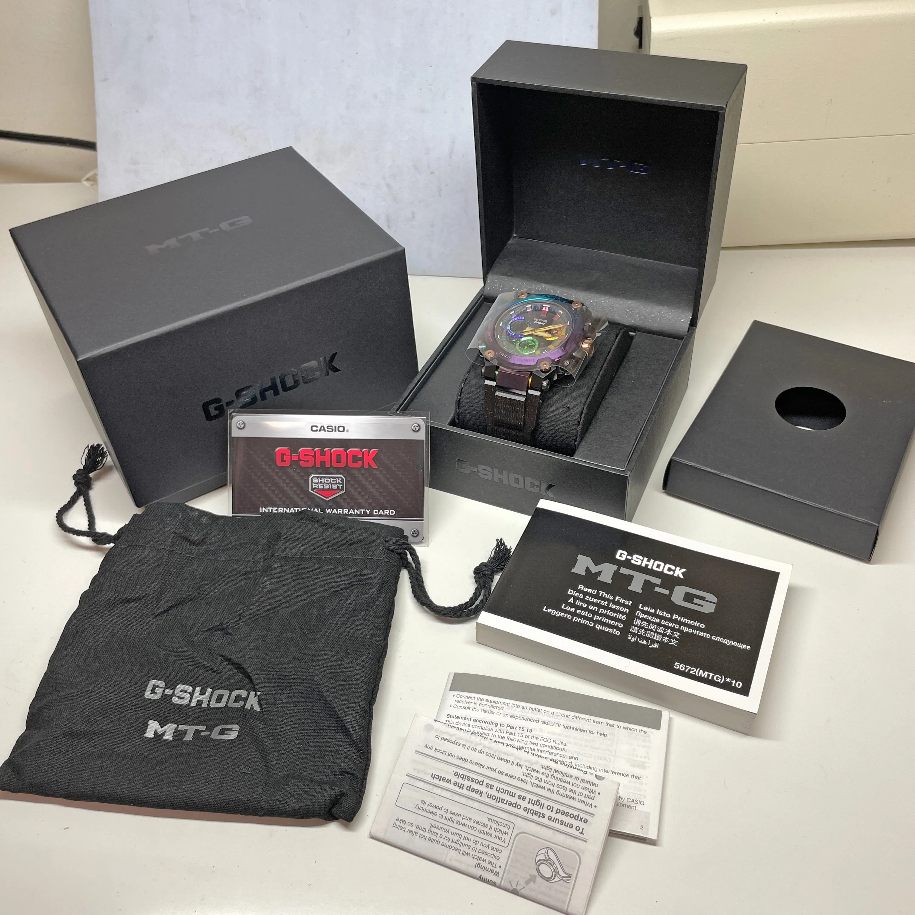 Casio G-Shock MTGB3000DN-1A Diffuse Nebula Rainbow Limited Edition MTG Watch