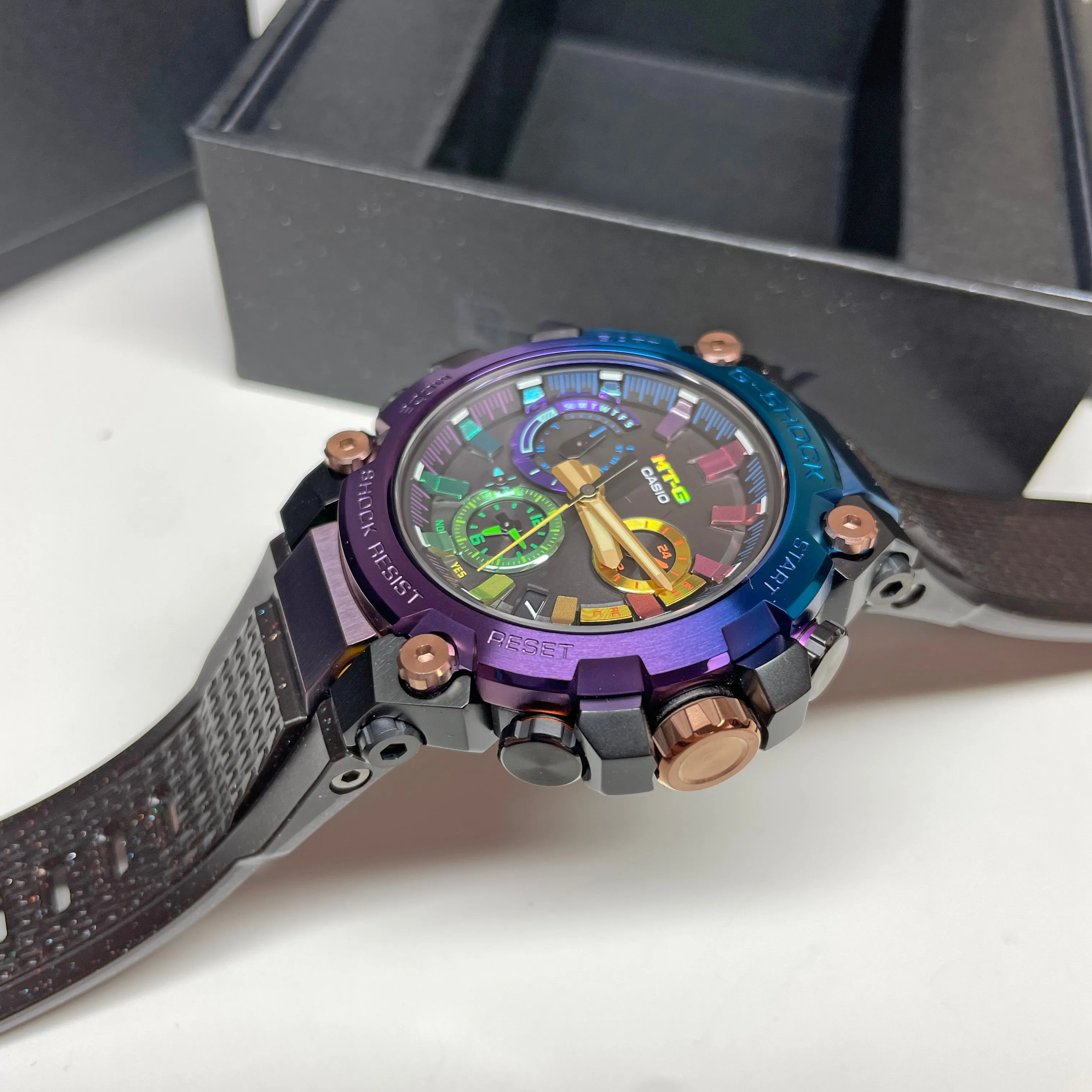 Casio G-Shock MTGB3000DN-1A Diffuse Nebula Rainbow Limited Edition MTG Watch