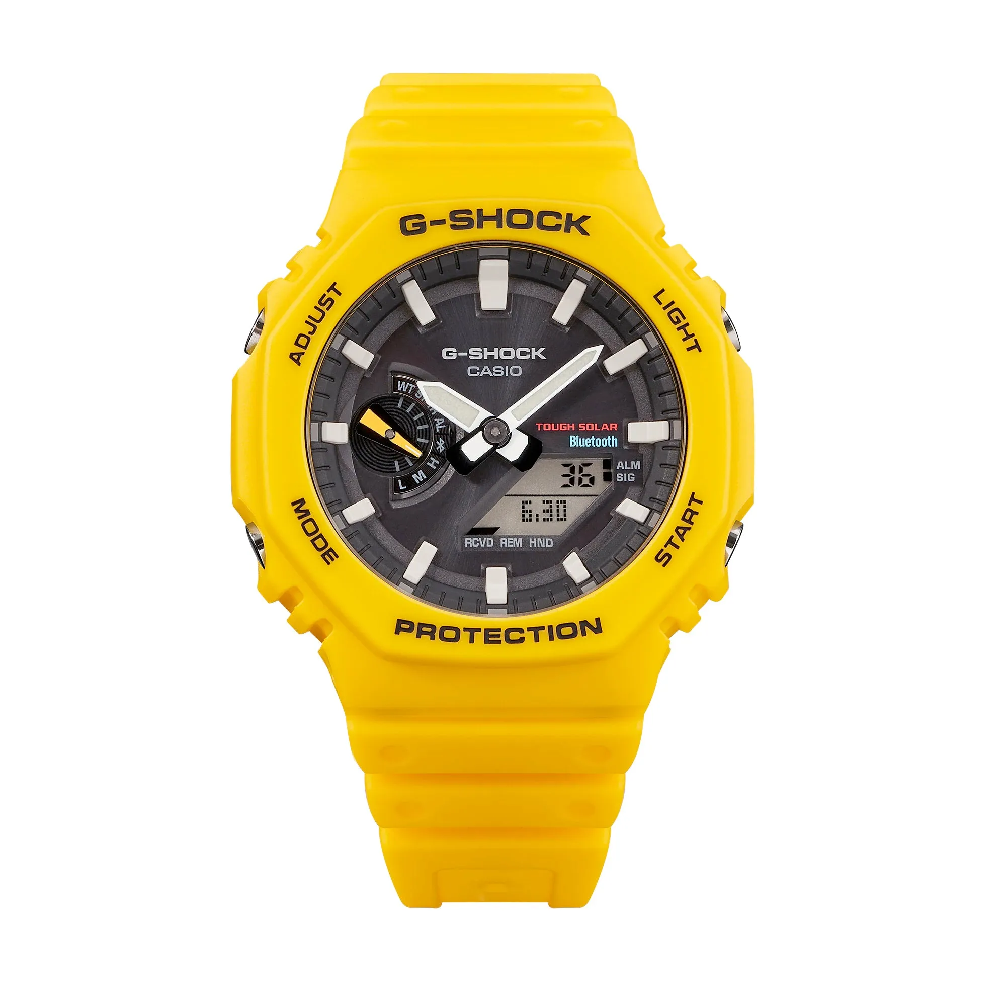 Casio G-Shock Solar Bluetooth 2100 Yellow CasiOak GAB2100C-9A