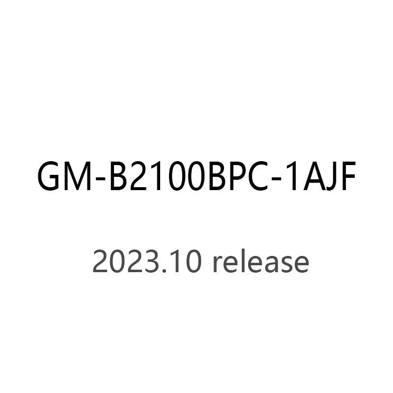 CASIO gshock GM-B2100BPC-1AJF GM-B2100BPC-1A solar powered Mobile link function watch October 2023 Release