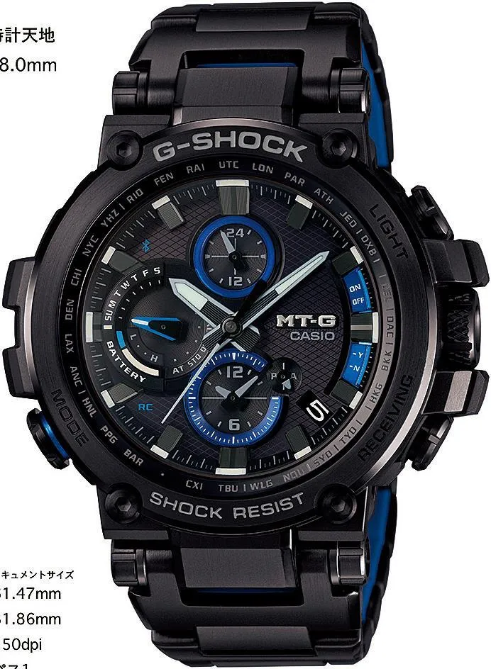 CASIO GSHOCK MTG SERIES BLACK IP