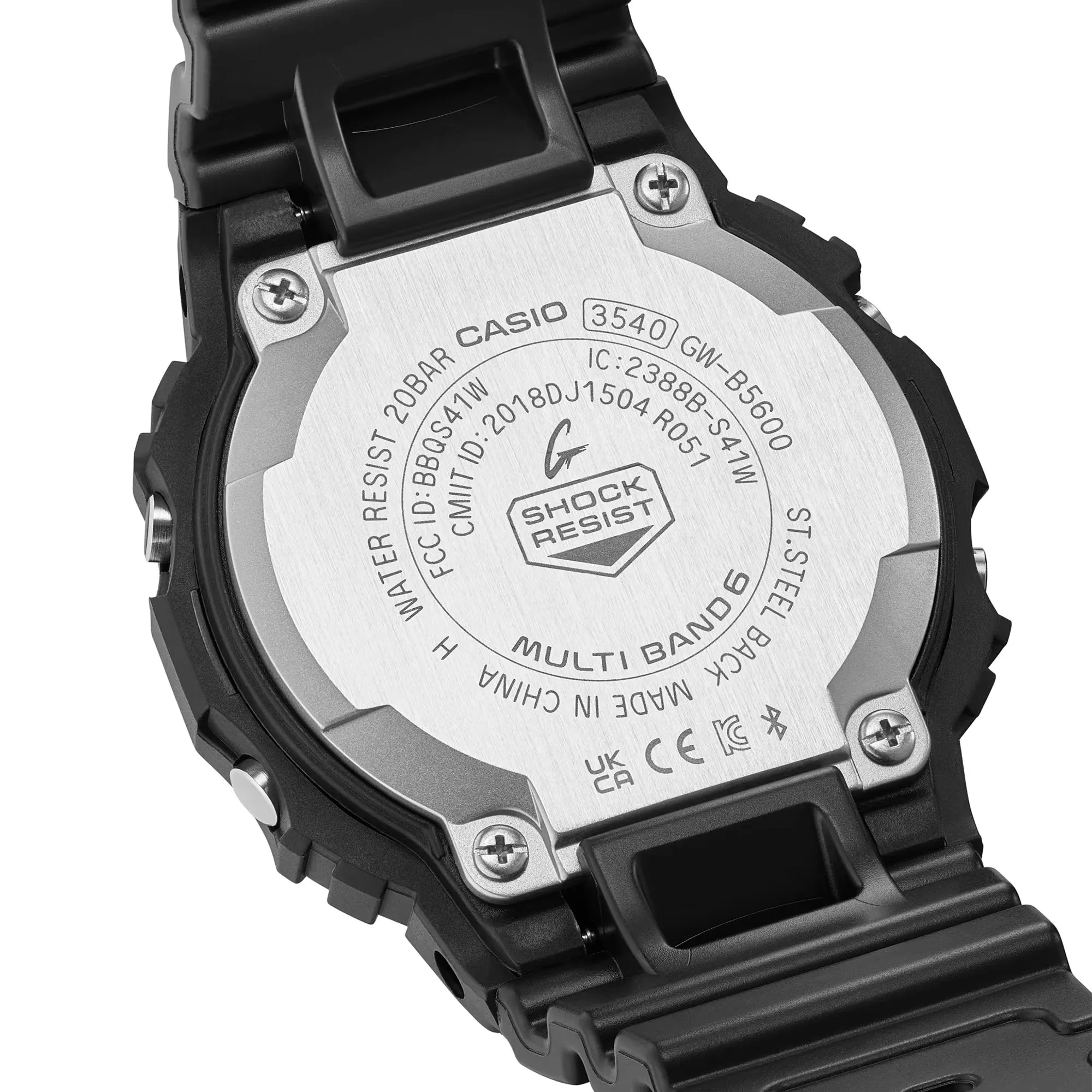 Casio GWB5600CY-1 G-Shock Caution Yellow & Black Solar Bluetooth Watch