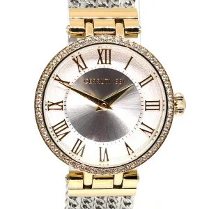 Cerruti Ladies Watch With Silver Dial And Silver Plated Metal Bracelet