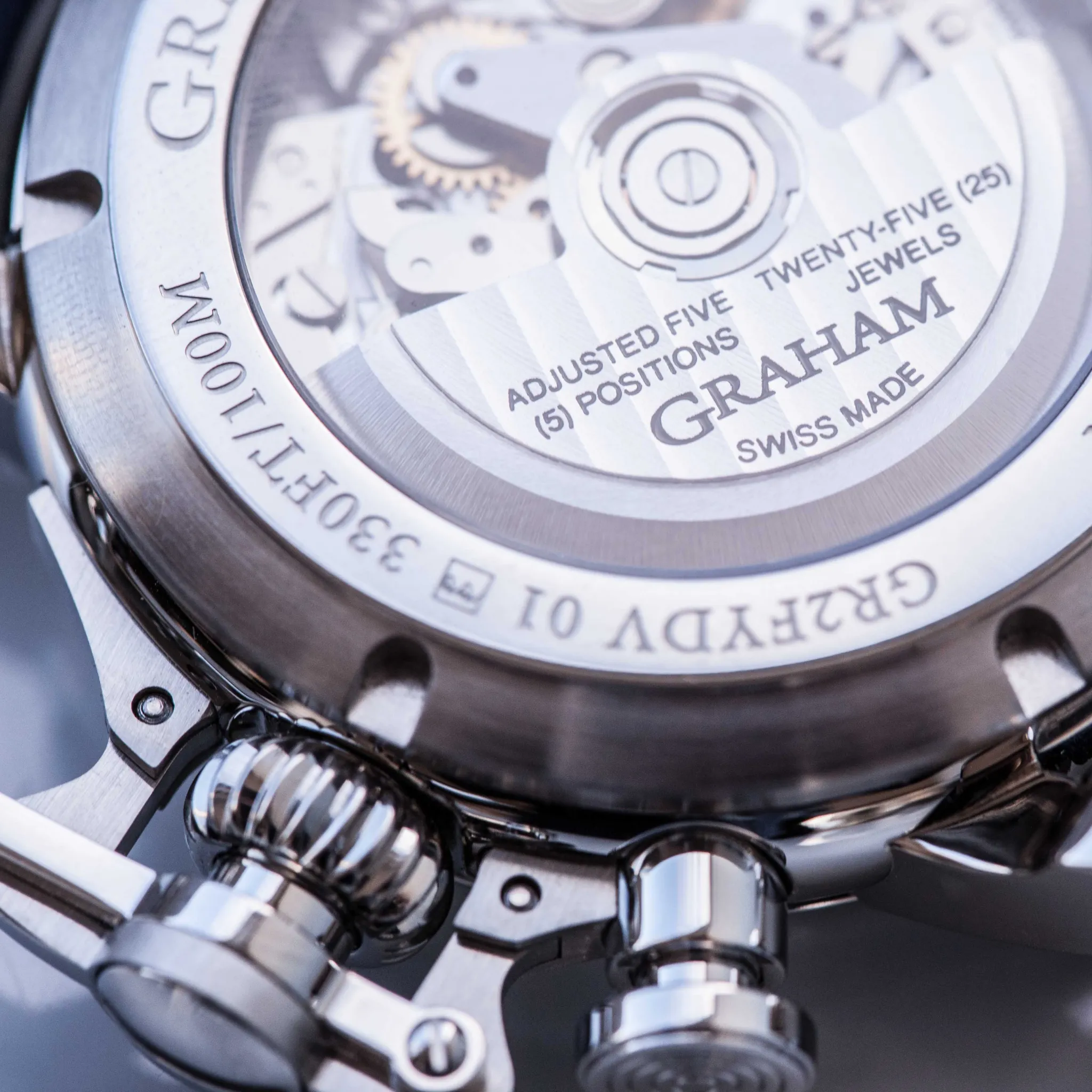 CHRONOFIGHTER VINTAGE PULSOMETER LIGHT BLUE
