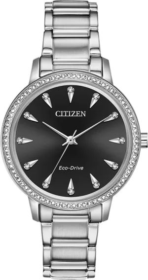 Citizen Eco Drive Silhouette Crystal Women's Watch FE7040-53E