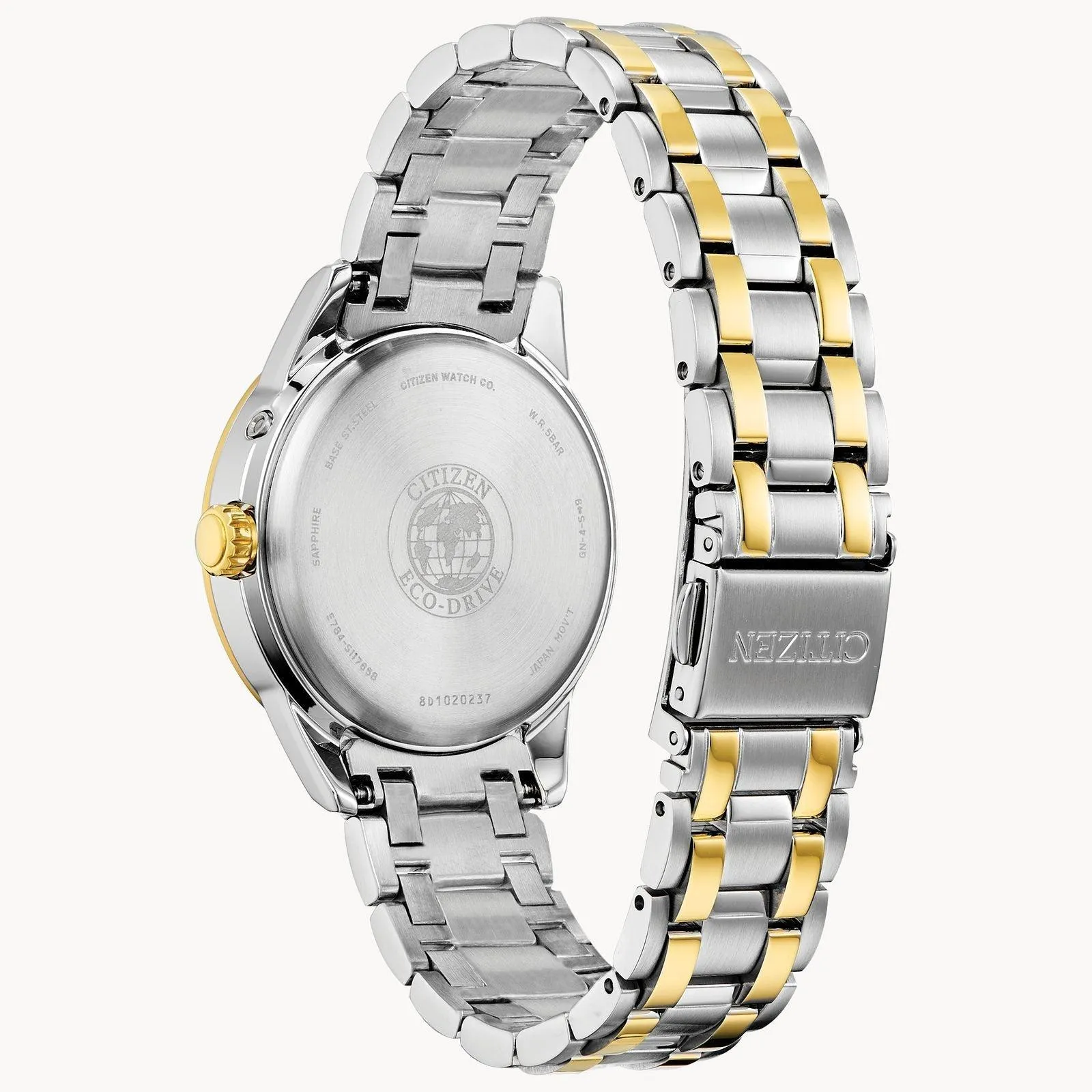 Citizen Eco Drive World Time Perpetual Calendar Women's Watch FC8004-54D