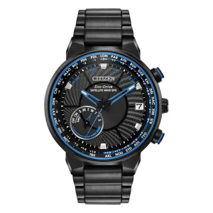 Citizen Satelite Wave GPS Freedom Mens Eco Drive Black Tone Watch