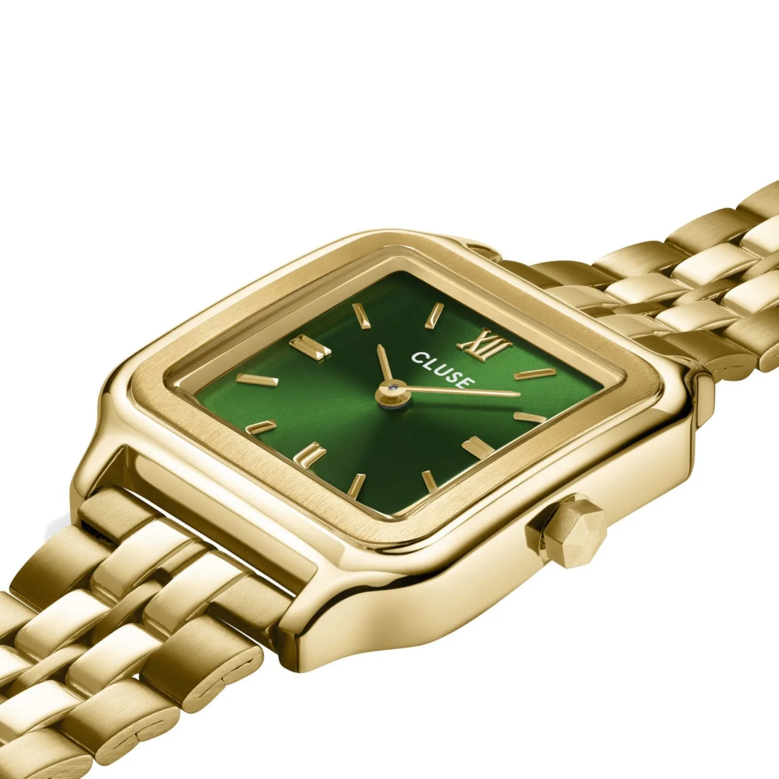 Cluse Gracieuse Gold Watch - Dark Green