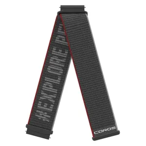 COROS 22mm Nylon Watch Band - Black