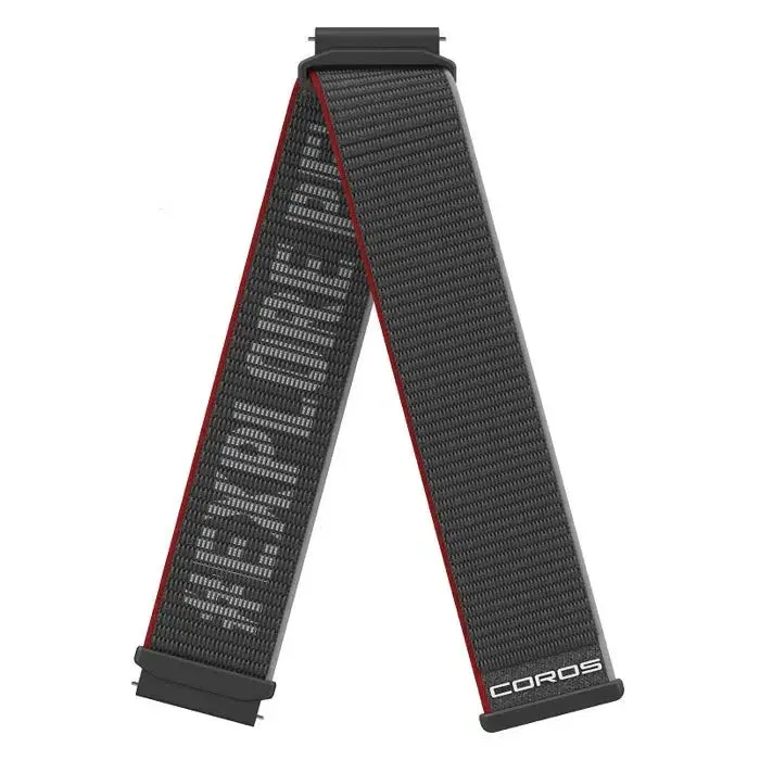 COROS 22mm Nylon Watch Band - Black