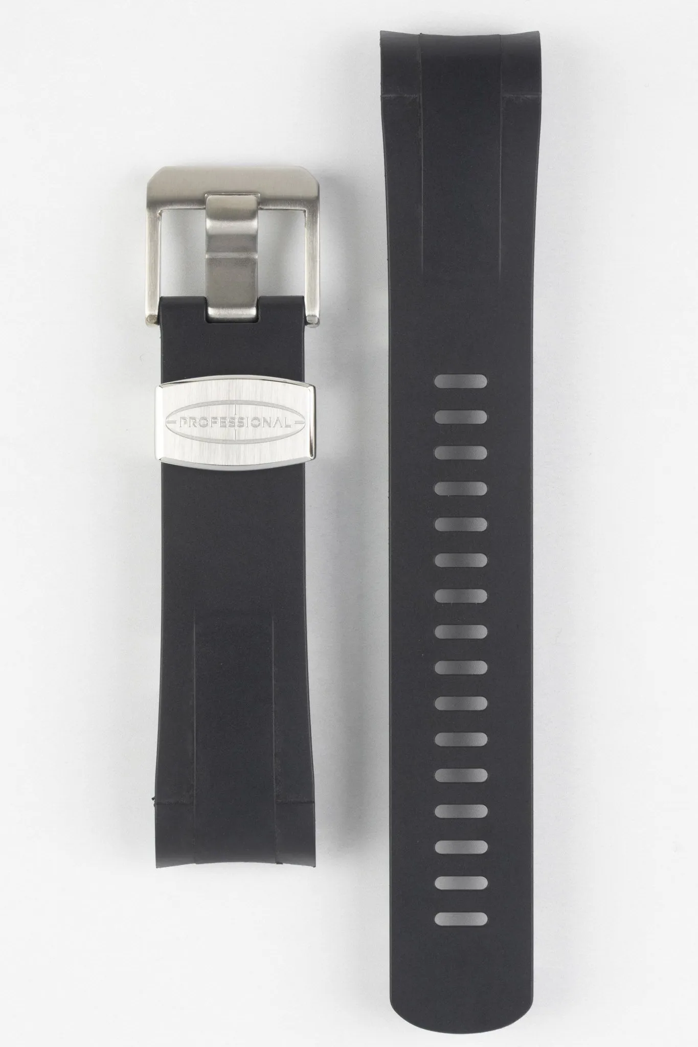 CRAFTER BLUE TD01 Rubber Watch Strap for Tudor Black Bay Series – BLACK