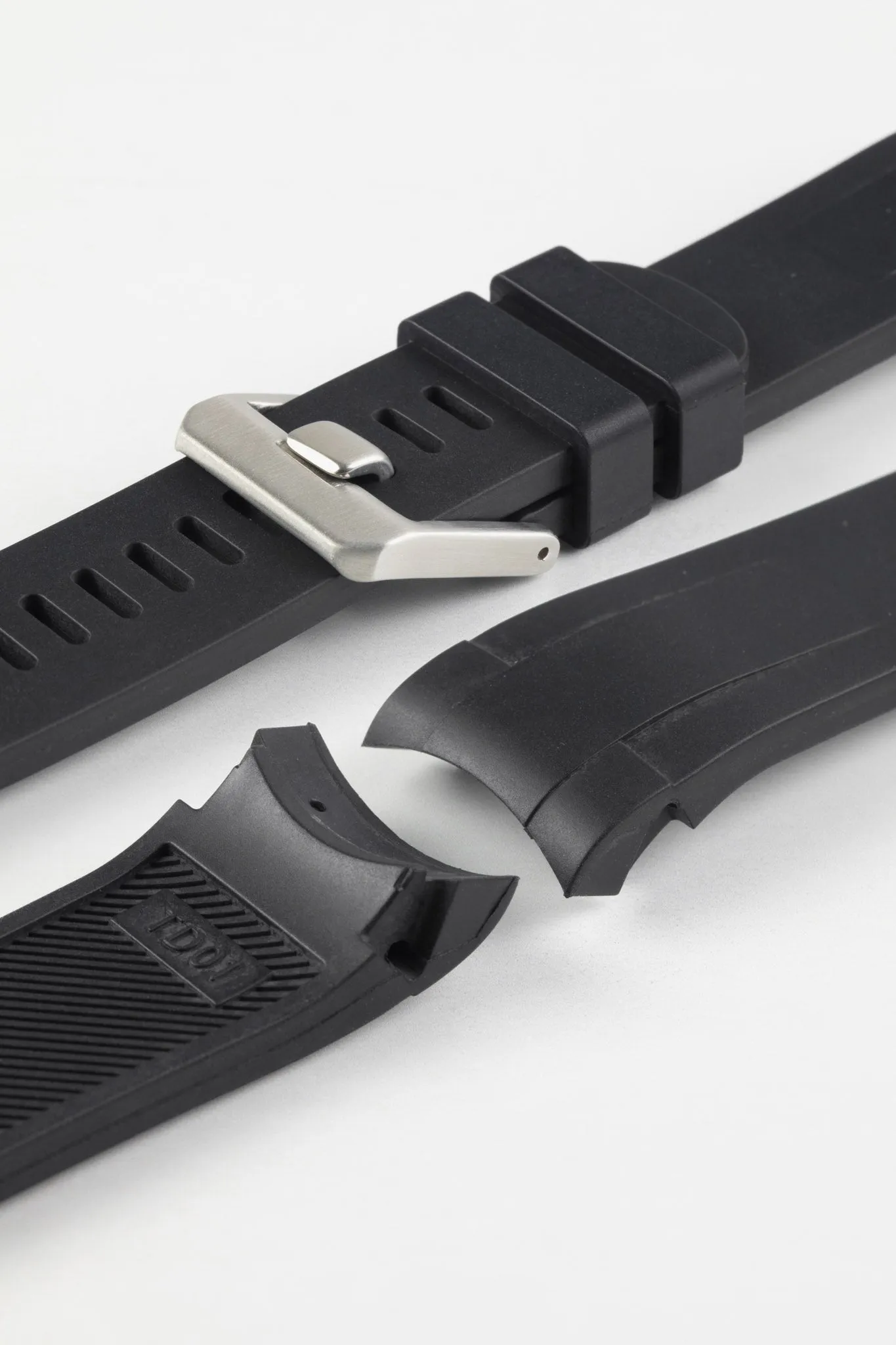 CRAFTER BLUE TD01 Rubber Watch Strap for Tudor Black Bay Series – BLACK