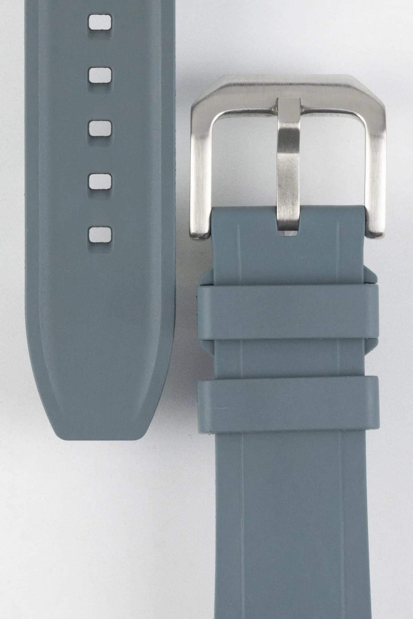 CRAFTER BLUE UX03 Grey FKM Rubber Watch Strap