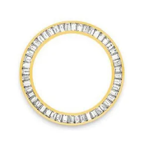 Custom VVS1 Mined Diamond Bezel To Fit Rolex Datejust All Watch Models 4.50 Ct