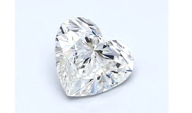 Diamond 1/2CT D SI2 Heart Shape Cut Brilliant Natural Loose GIA Certified