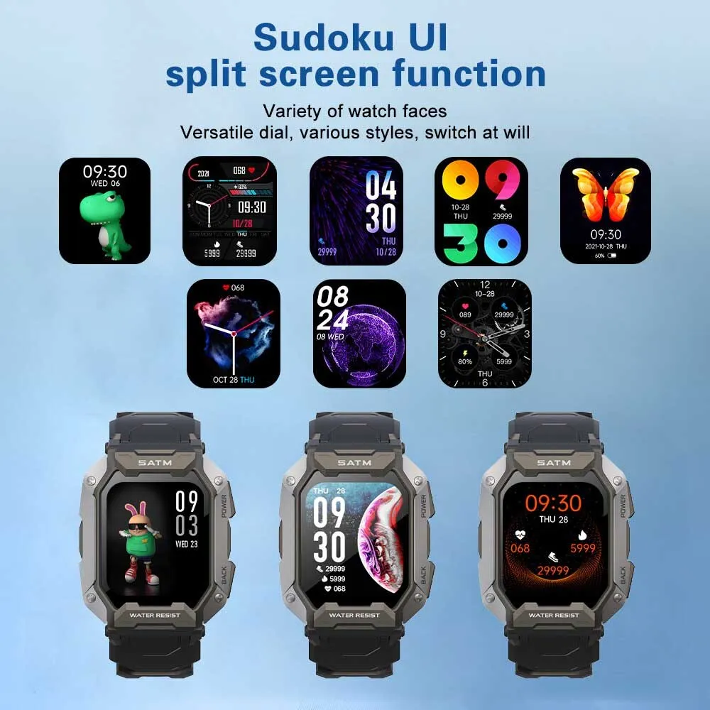 DIXON - Tactical Smart Watch 380mAh
