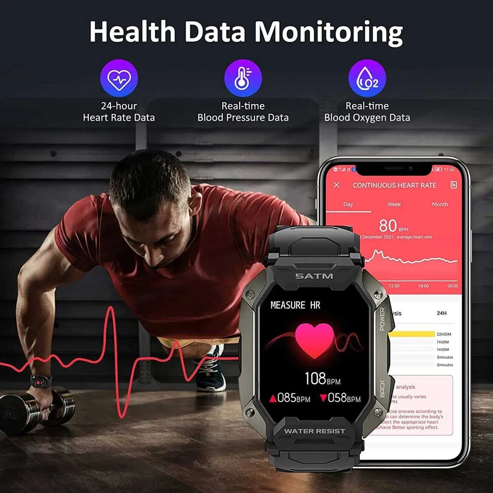 DIXON - Tactical Smart Watch 380mAh