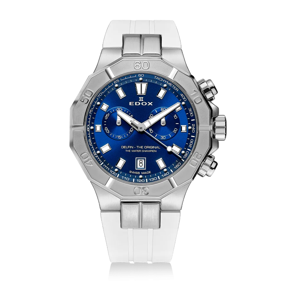 EDOX SWISS MADE 10113-3CAB-BUIN DELFIN THE ORIGINAL CHRONOGRAPH