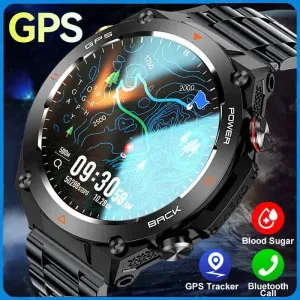 Elegance TrailBlazer Smart Watch GPS 1.45" Ultra HD Display Built-in GPS & Compass Make/Receive Phone Calls 650mAh Battery Smart Bracelet