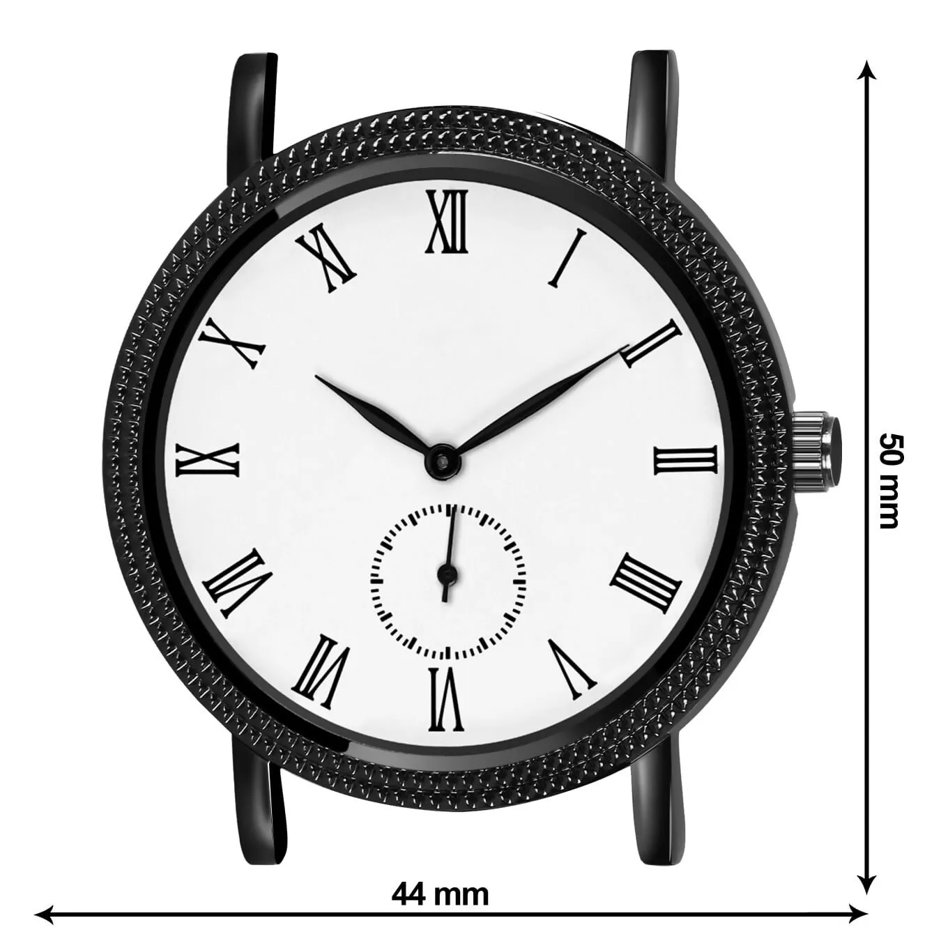 Elegant Black Lorem Chronograph Watch –LR163