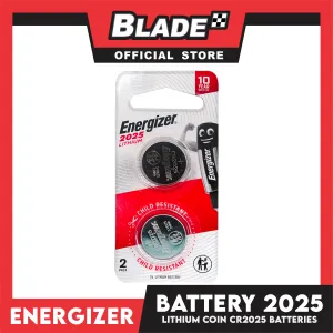 Energizer CR2025BP2 Lithium Coin 3V