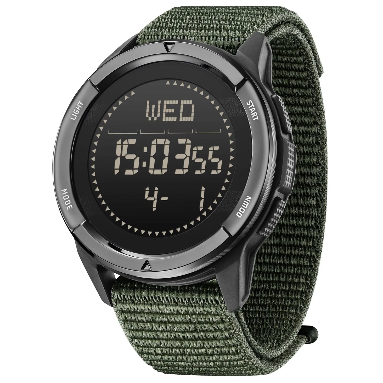 Findtime ALPS Men's Digital Watch Pedometer Step Counter Watches Compass Military Waterproof Wrist Watch