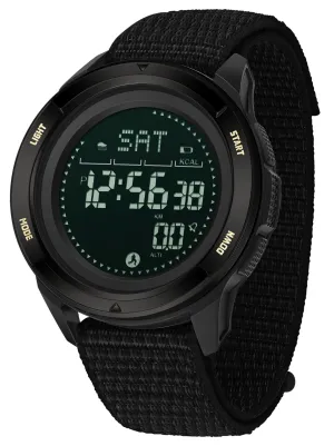 Findtime Military Watches for Men Digital Tactical Sports Compass Pedometer Calorie Step Counter Watch Waterproof Stopwatch Pacer Running Watch Alarm Electronic Nylon Strap