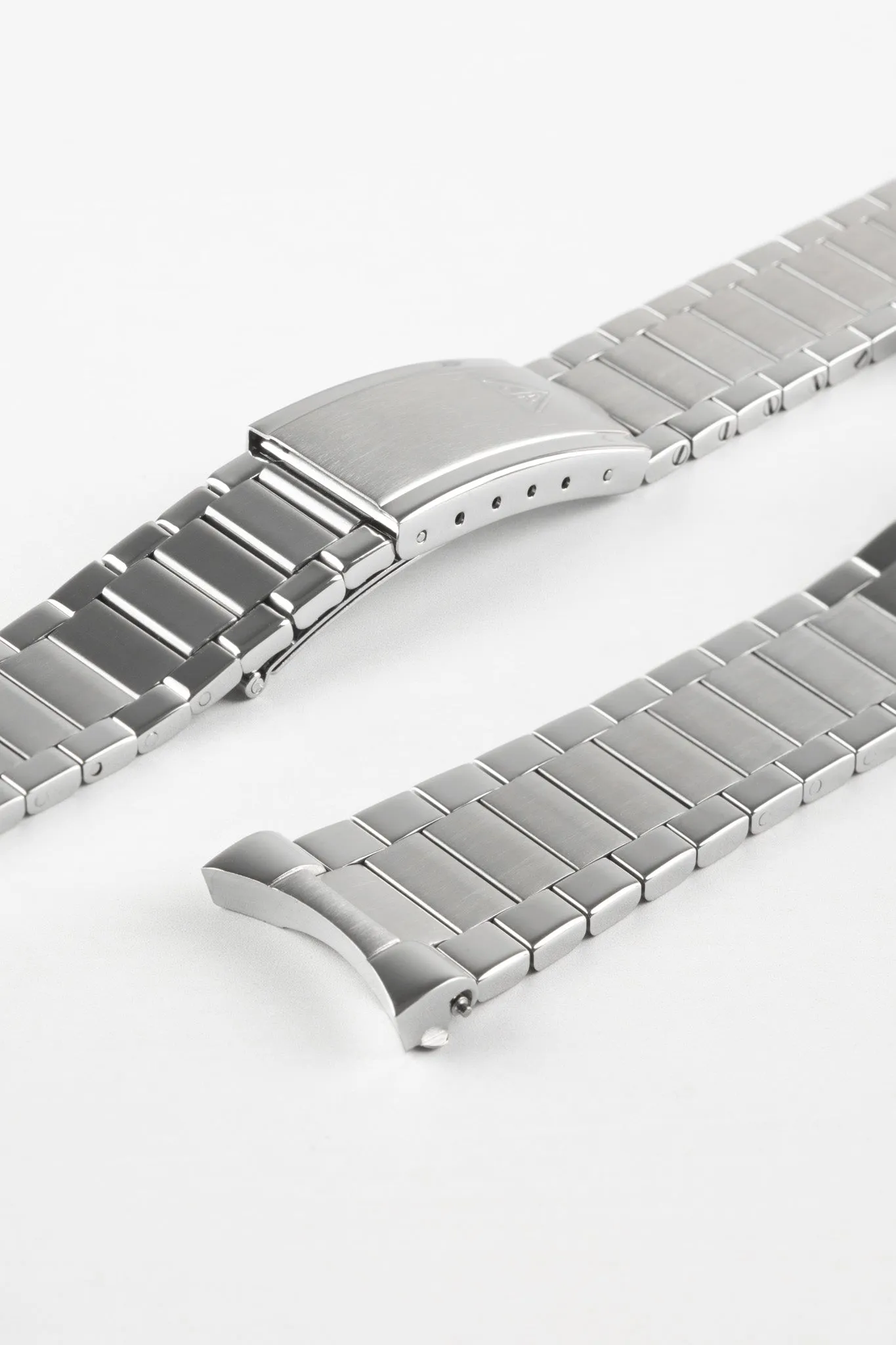 Forstner FLAT LINK Stainless Steel Watch Bracelet for OMEGA Seamaster - POLISHED/BRUSHED