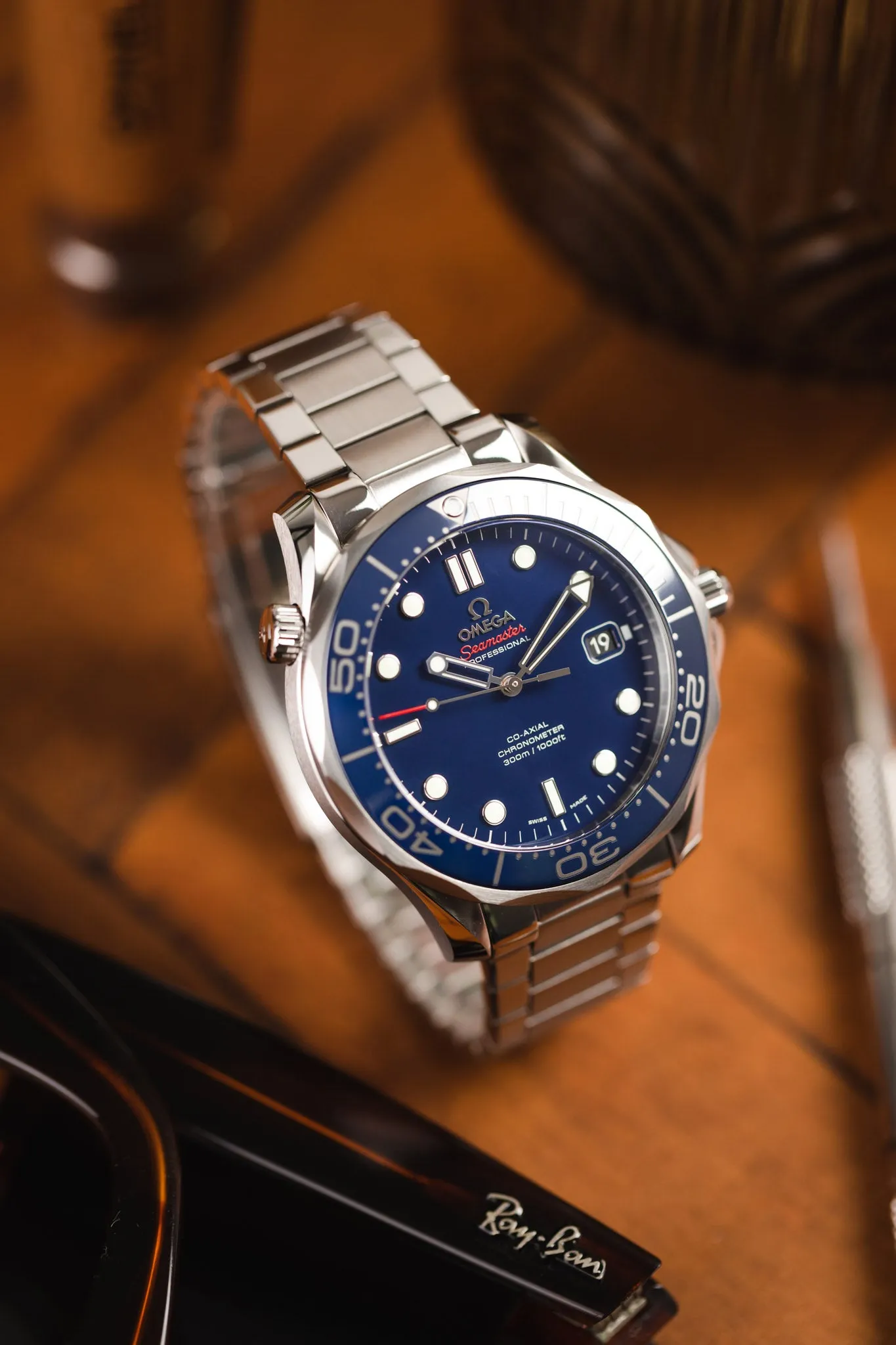 Forstner FLAT LINK Stainless Steel Watch Bracelet for OMEGA Seamaster - POLISHED/BRUSHED