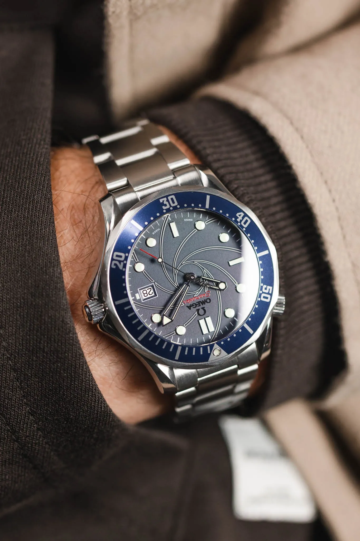 Forstner MODEL O Stainless Steel Oyster-Style Watch Bracelet for OMEGA Seamaster - BRUSHED Finish