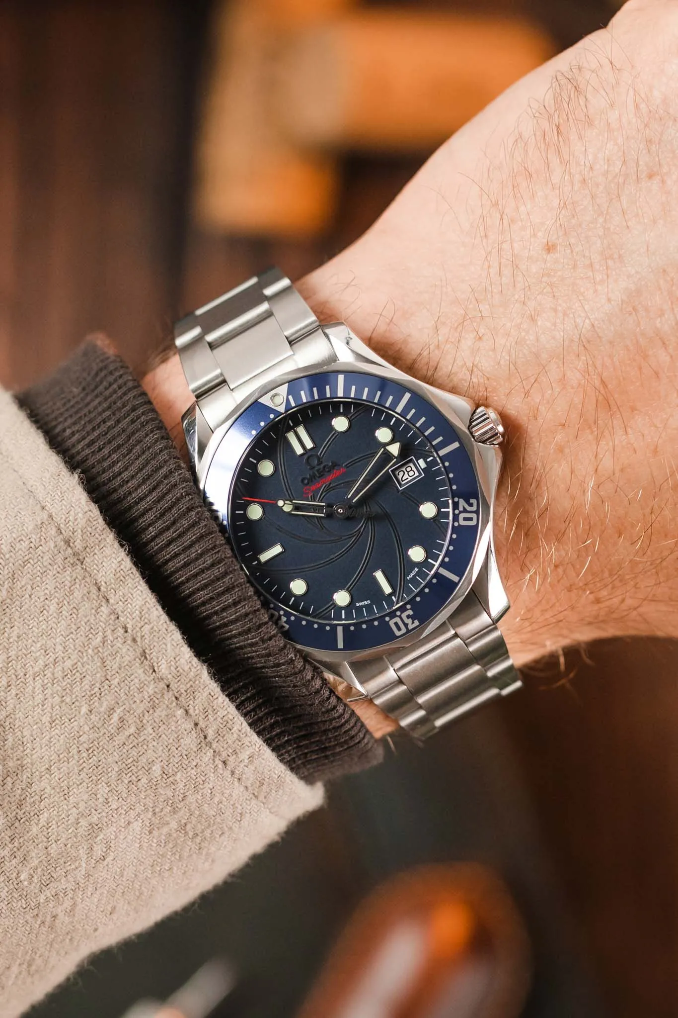 Forstner MODEL O Stainless Steel Oyster-Style Watch Bracelet for OMEGA Seamaster - BRUSHED Finish