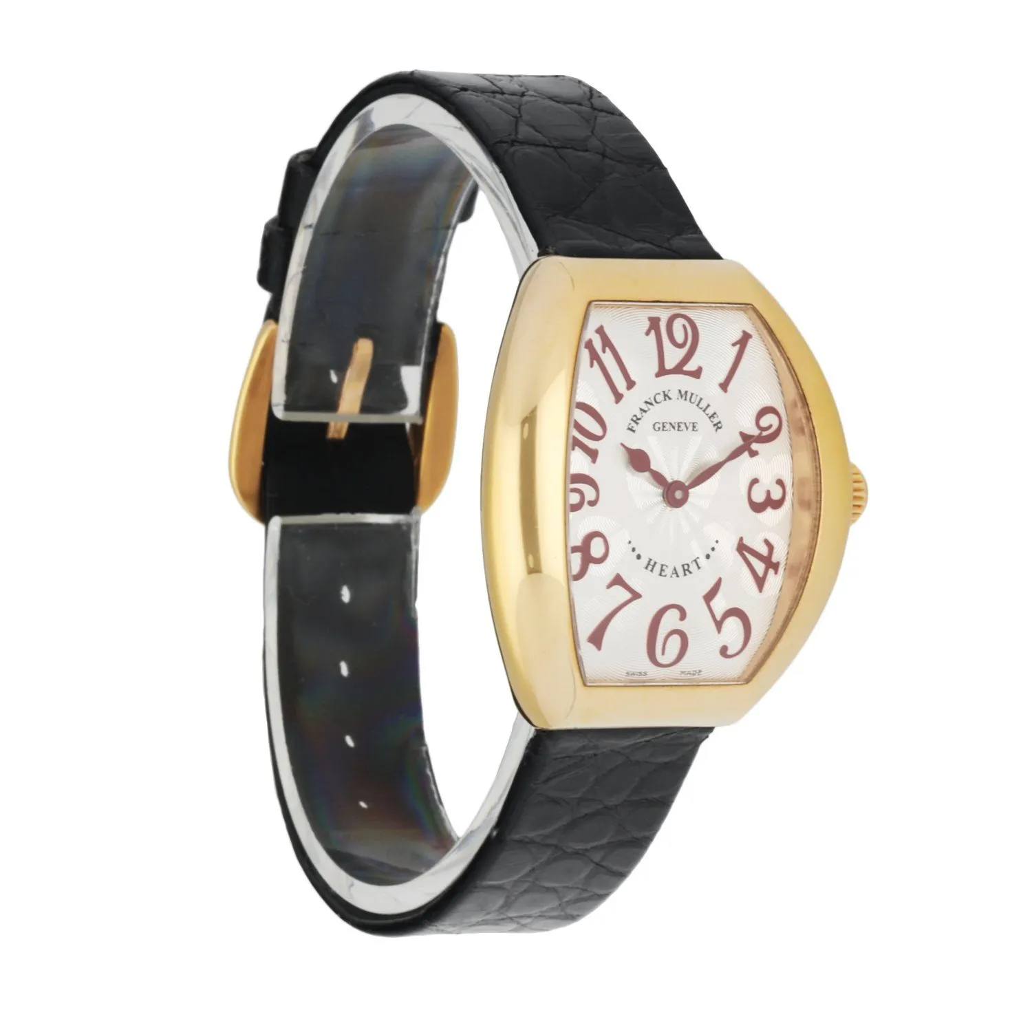 Franck Muller Heart To Heart 5002L QZ 18K Yellow Gold Women's Watch Box & Papers