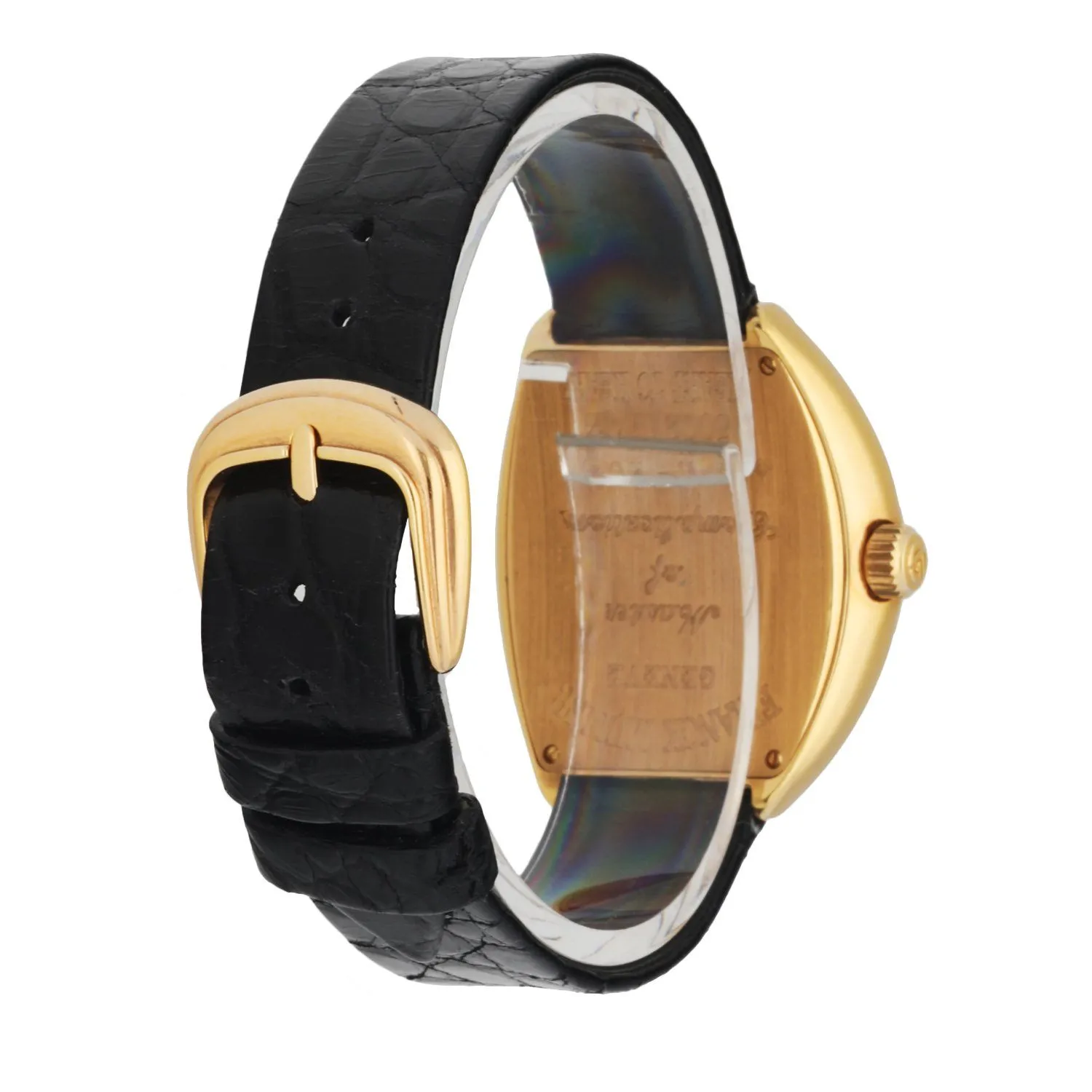 Franck Muller Heart To Heart 5002L QZ 18K Yellow Gold Women's Watch Box & Papers