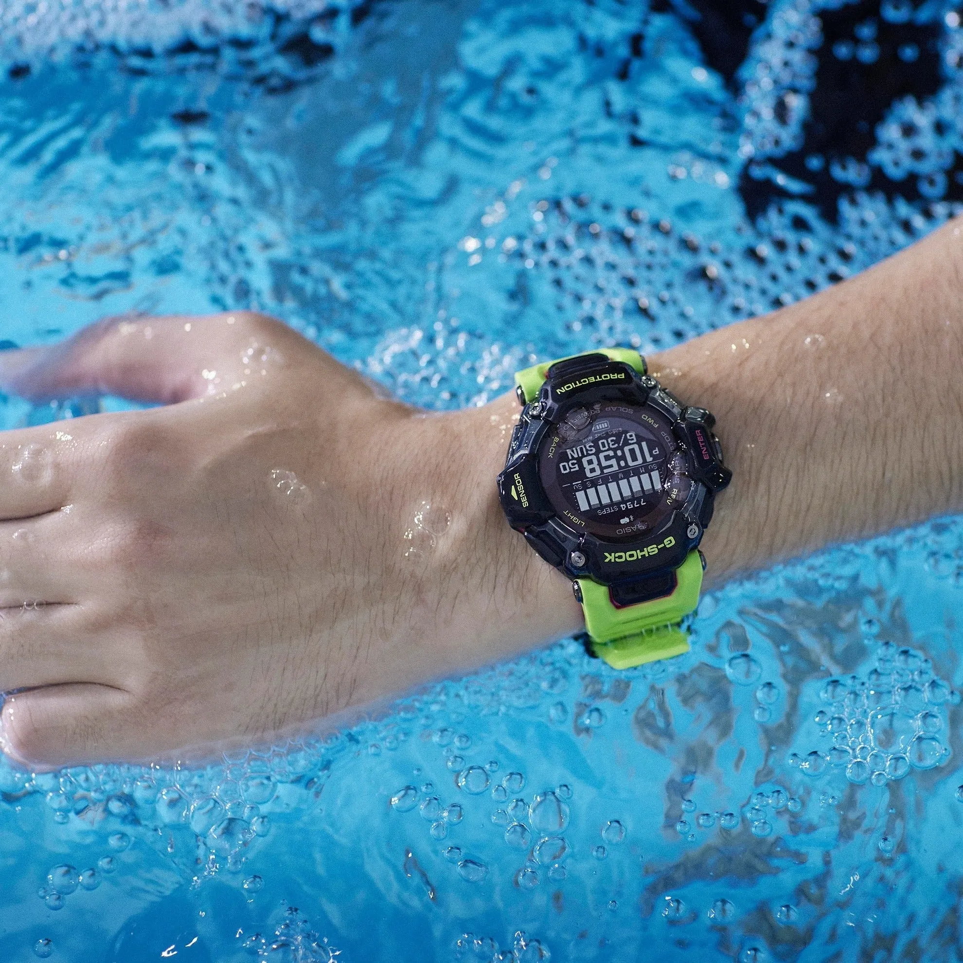 G-Shock GBDH2000 Move HRM GPS Neon Yellow