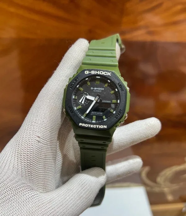 G - Shock Green with Black Dial Premium Watch