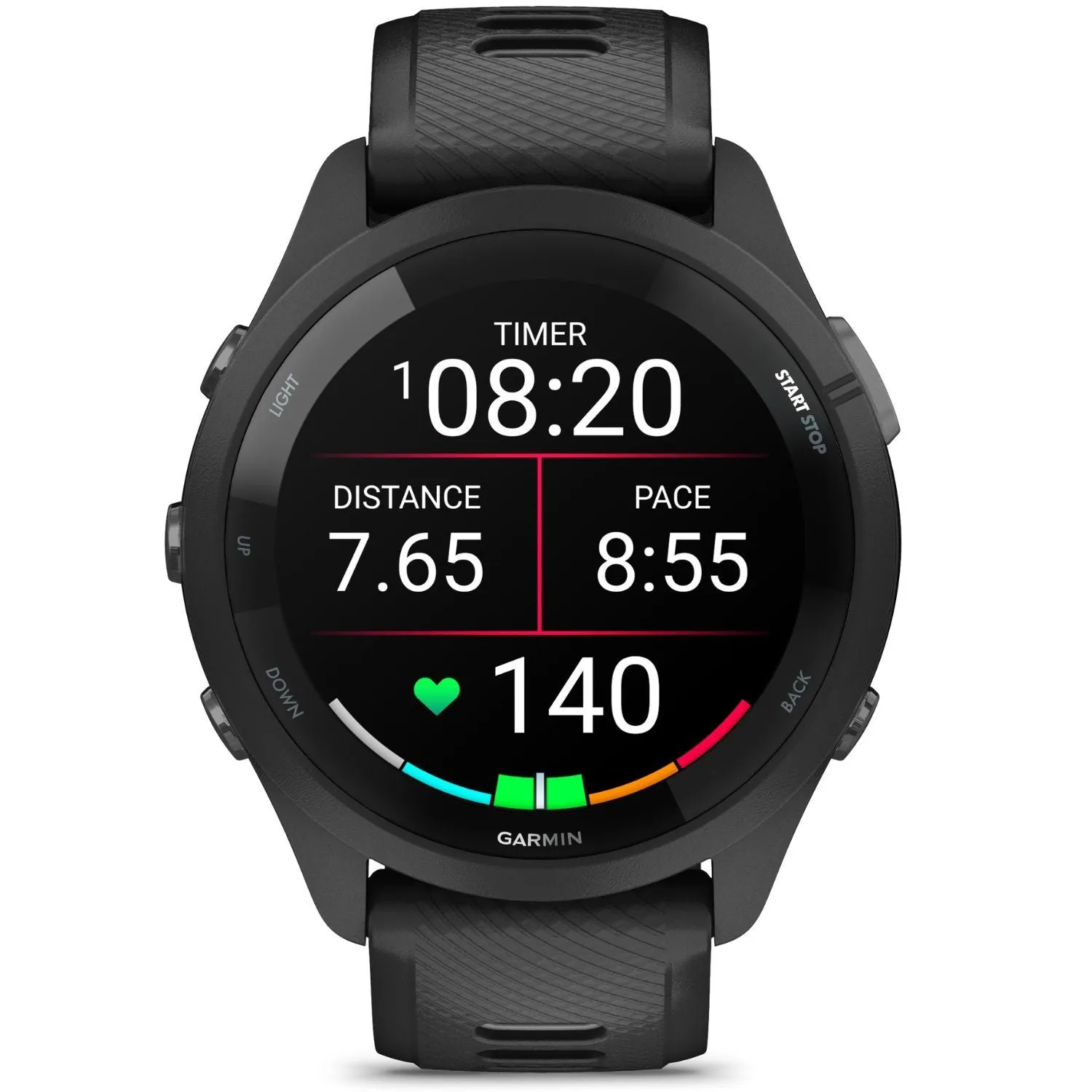Garmin Forerunner 265 GPS Smartwatch - 46mm   Charging Dock   Dust Cover Bundle