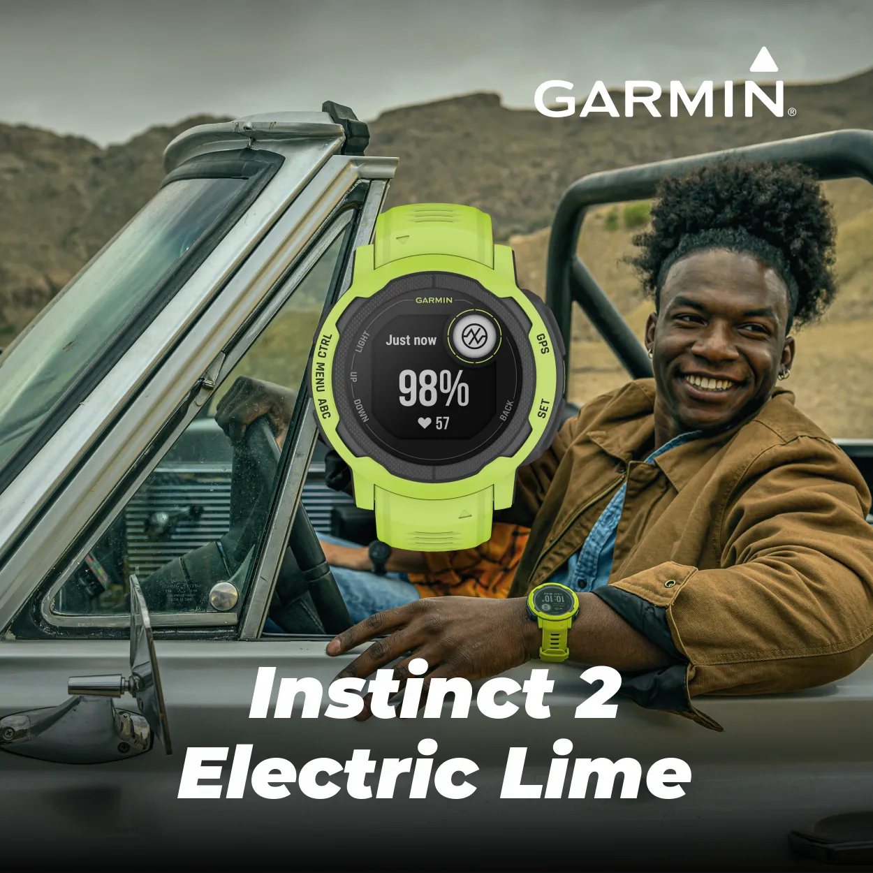 Garmin Instinct 2 GPS Rugged Outdoor Smartwatch with Wearable4U Power Bundle