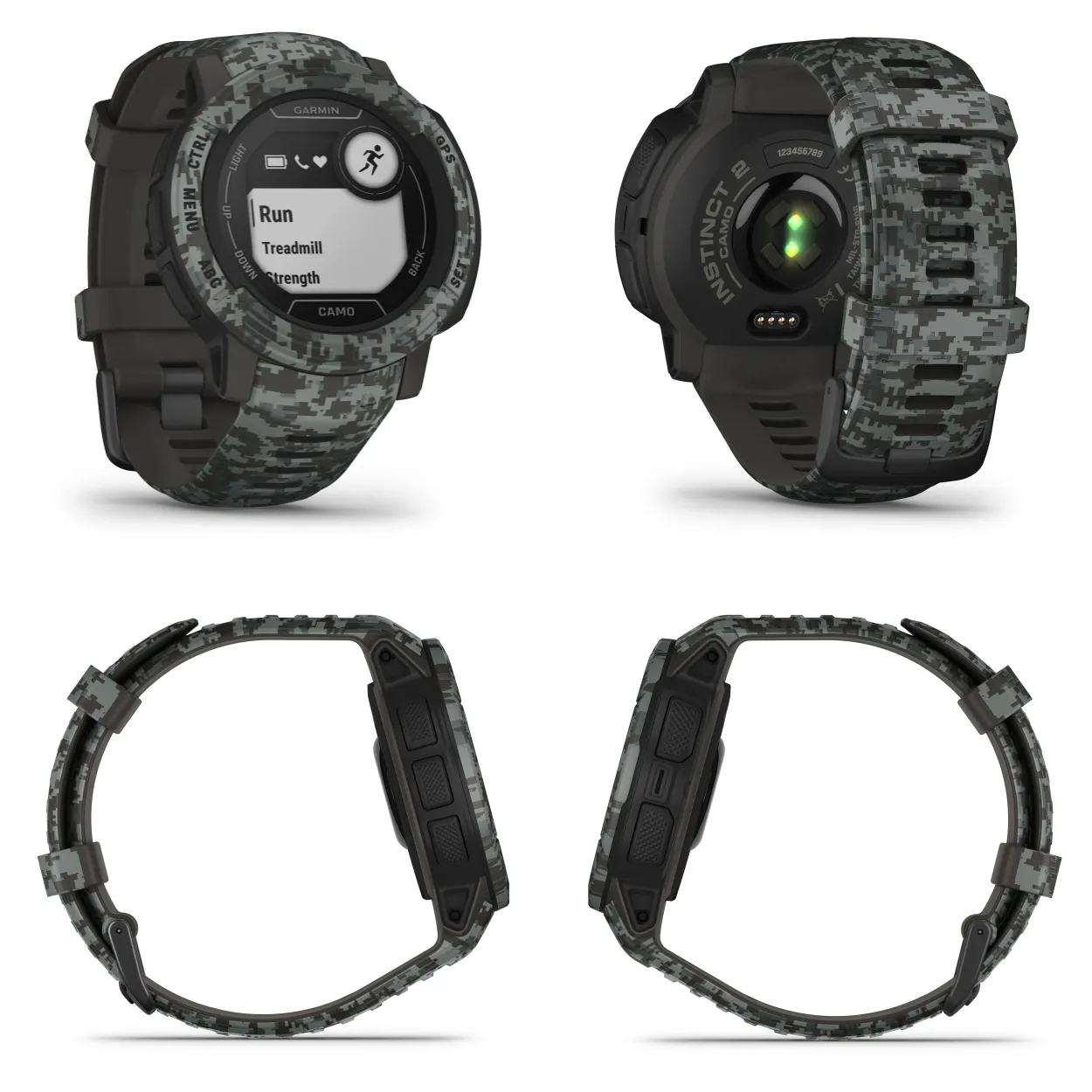 Garmin Instinct 2 GPS Rugged Outdoor Smartwatch with Wearable4U Power Bundle