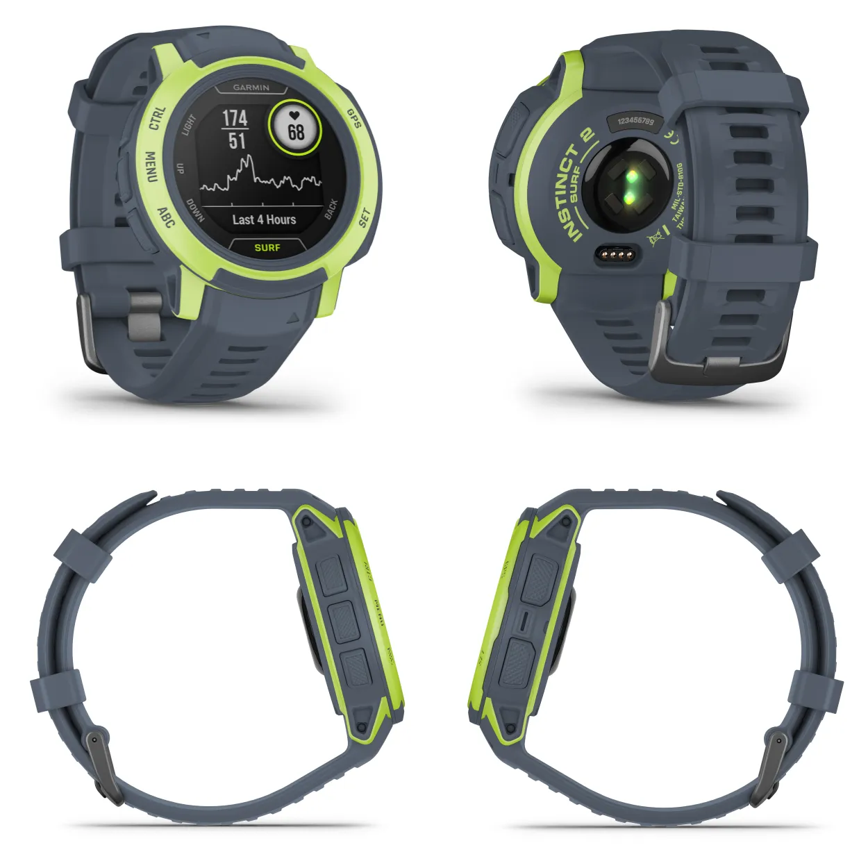 Garmin Instinct 2 GPS Rugged Outdoor Smartwatch with Wearable4U Power Bundle
