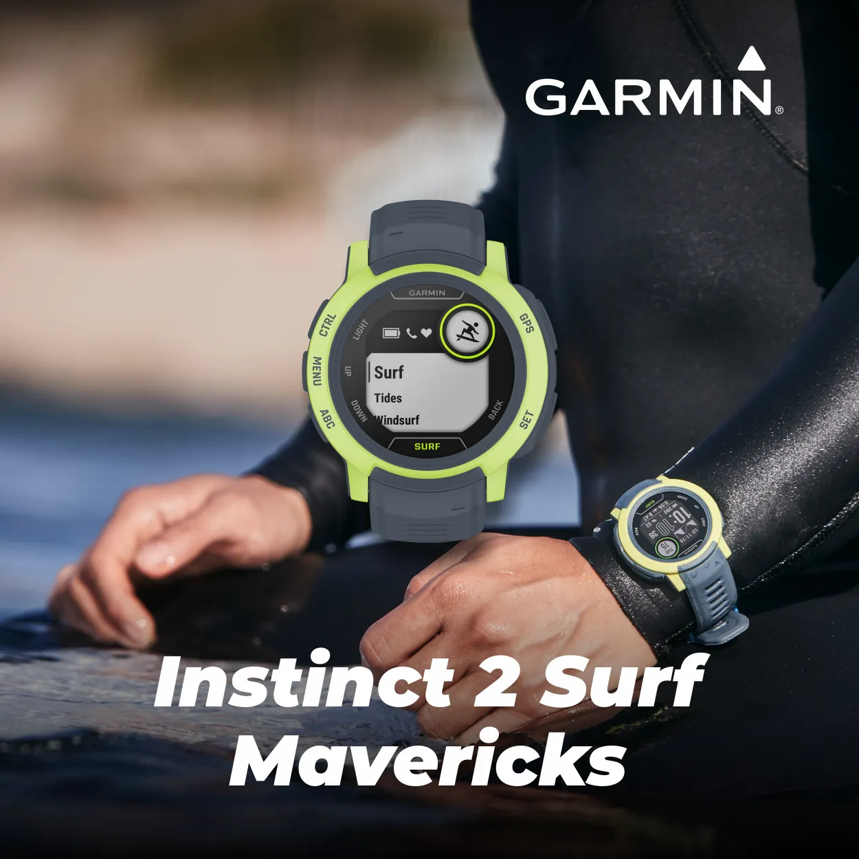 Garmin Instinct 2 GPS Rugged Outdoor Smartwatch with Wearable4U Power Bundle