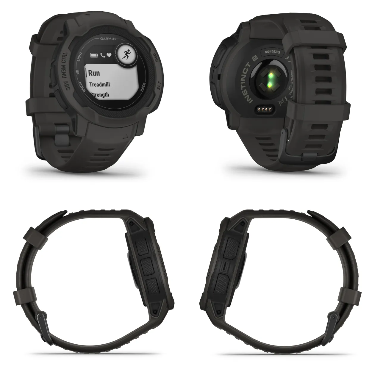 Garmin Instinct 2 GPS Rugged Outdoor Smartwatch with Wearable4U Power Bundle