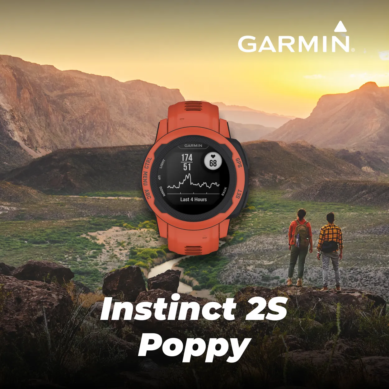 Garmin Instinct 2 GPS Rugged Outdoor Smartwatch with Wearable4U Power Bundle