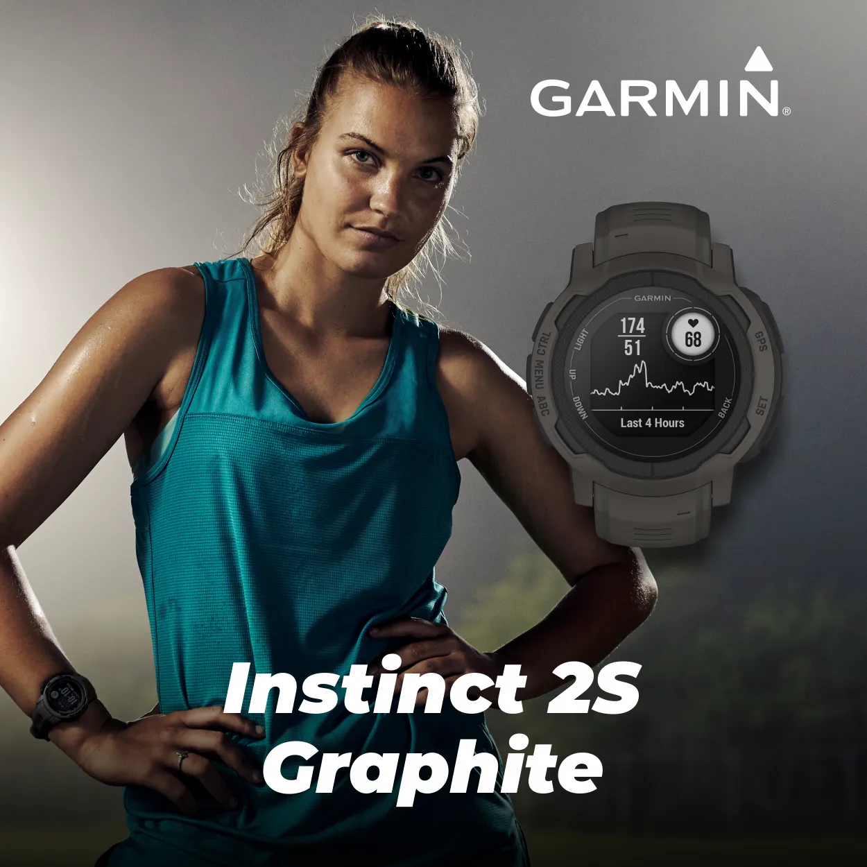 Garmin Instinct 2 GPS Rugged Outdoor Smartwatch with Wearable4U Power Bundle