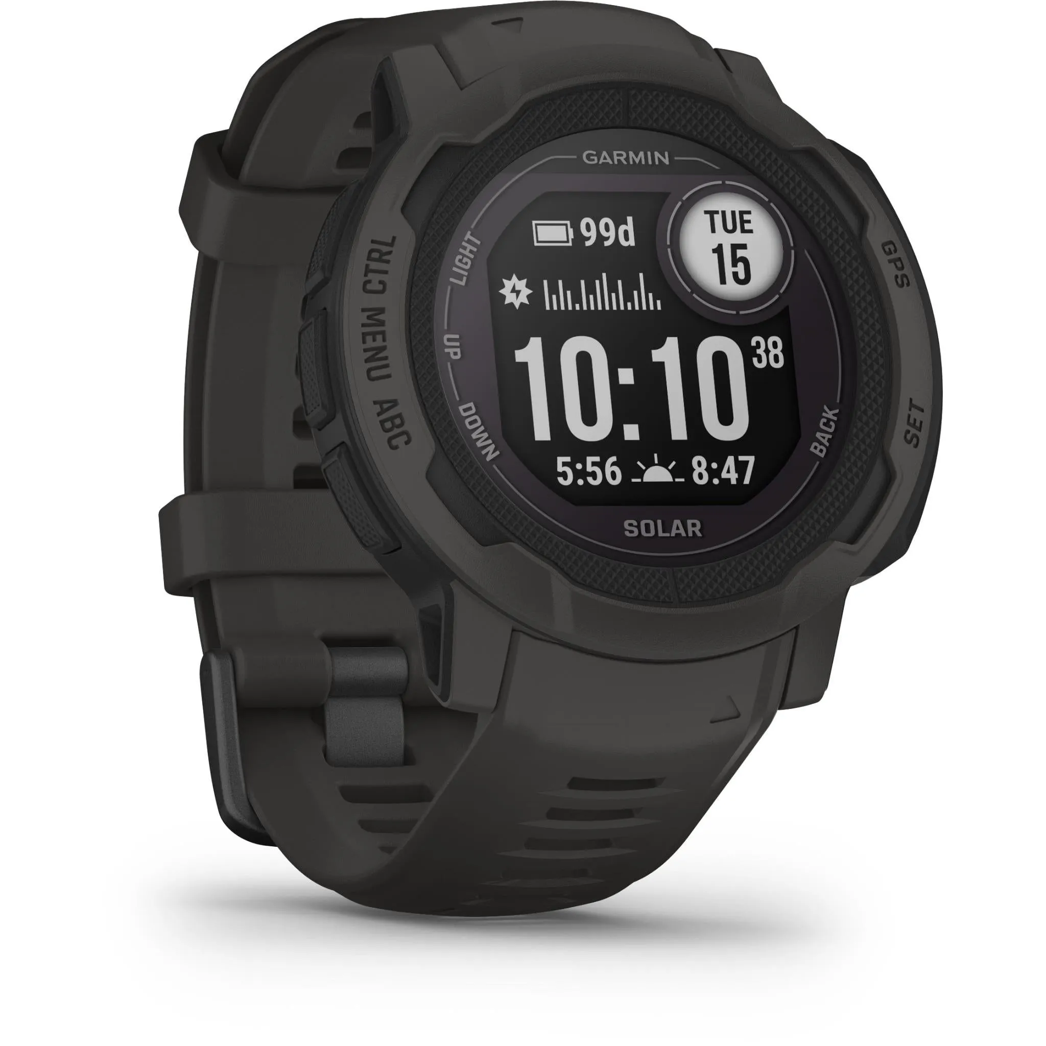 Garmin Instinct 2 Solar Rugged GPS Smart Watch - Graphite - AU Version ( Refurbished Grade - A )