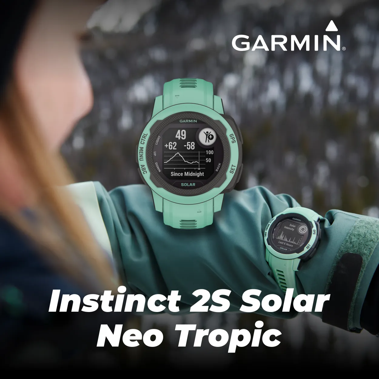 Garmin Instinct 2/2S GPS Rugged Outdoor Smartwatch with Wearable4U Black EarBuds Bundle