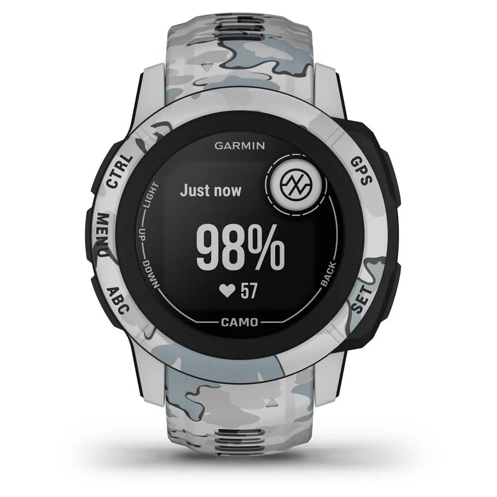 Garmin Instinct 2S Rugged Outdoor Smartwatch - Camo Edition - Mist Camo