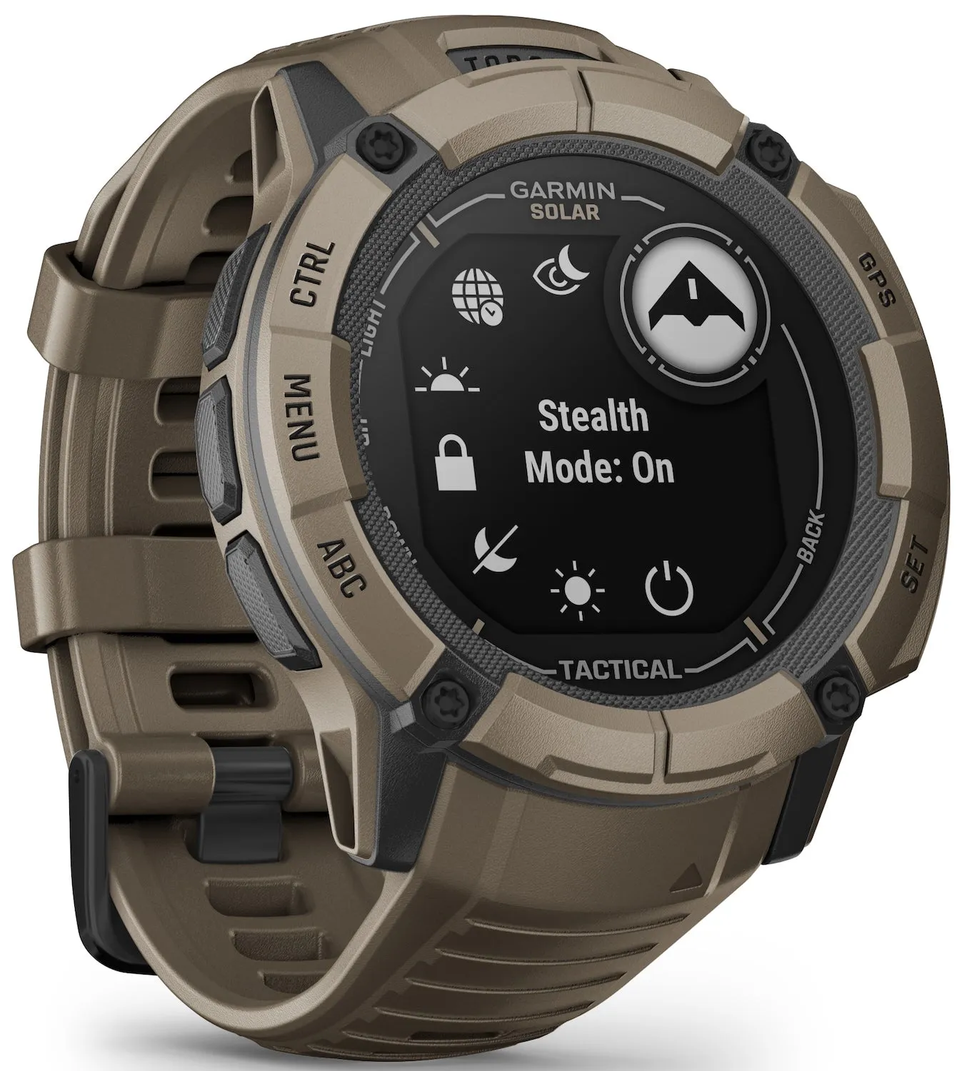 Garmin Instinct 2X Solar Tactical Edition Coyote Tan Watch