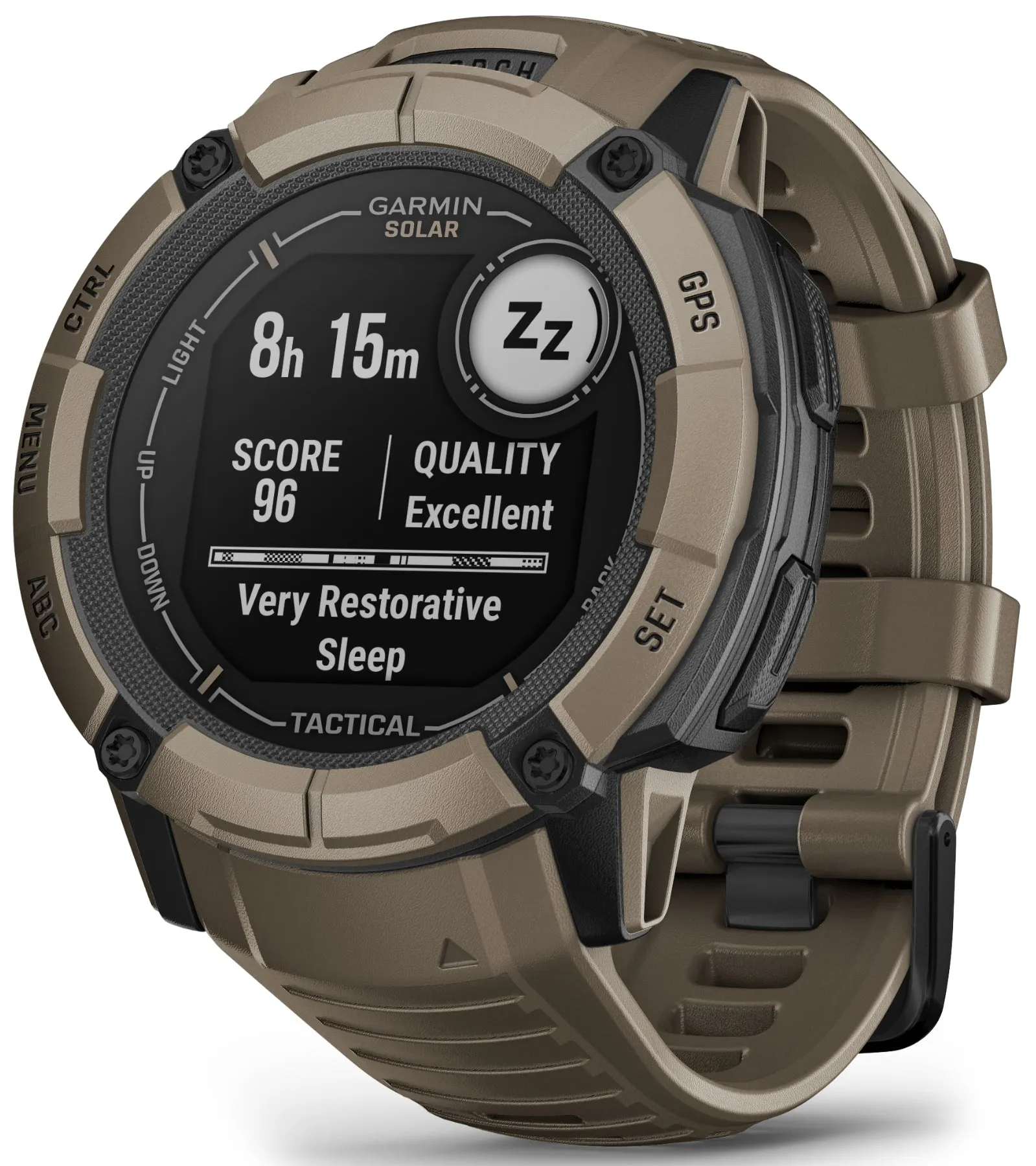 Garmin Instinct 2X Solar Tactical Edition Coyote Tan Watch