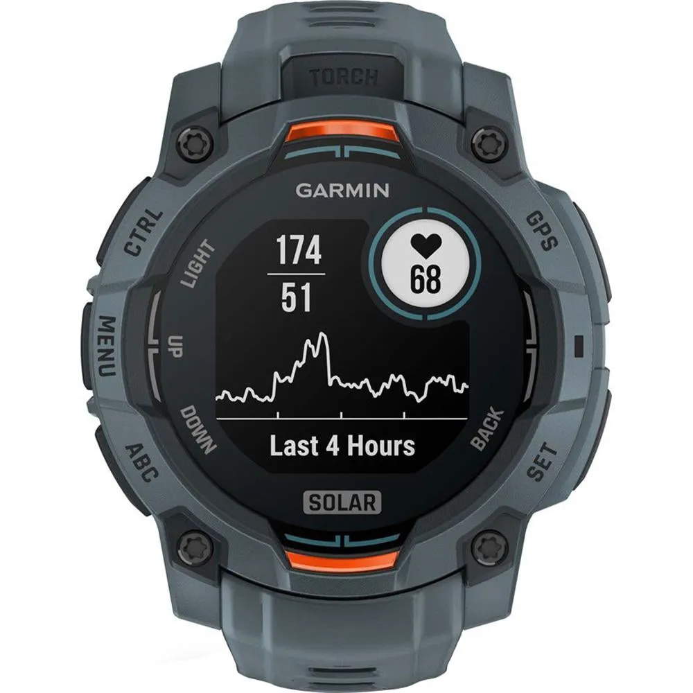 Garmin Instinct 3 - 45 mm GPS Smartwatch SOLAR Twilight   2 Year Warranty Bundle